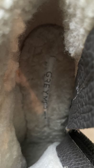 Ботильоны на меху кожаные,GREYMER (италия), 36р, 6000гр.