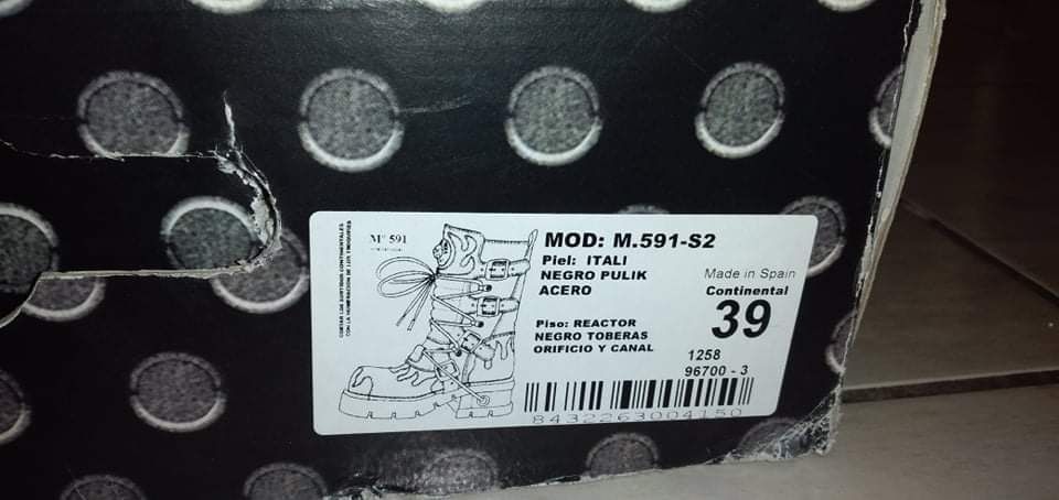 Buty Glany New Rock z USA nowe 39