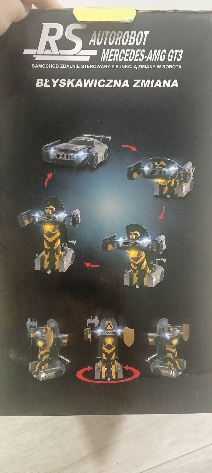 Auto robot duże na pilota