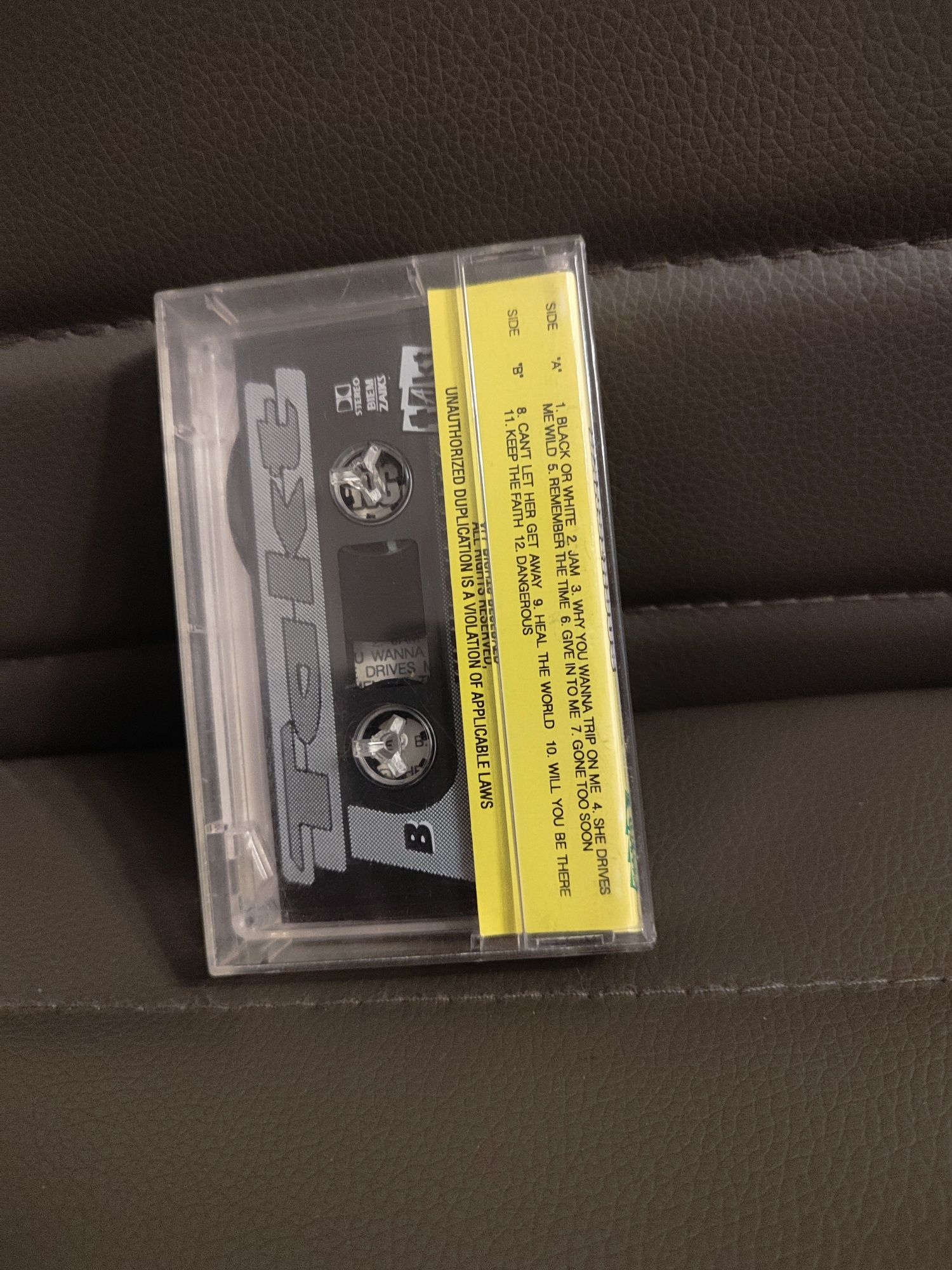 Michael Jackson Dangerous kaseta audio