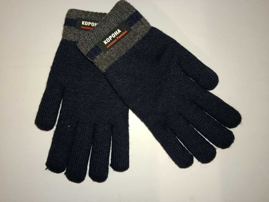 Вовняні зимові рукавички підліткові-дорослі