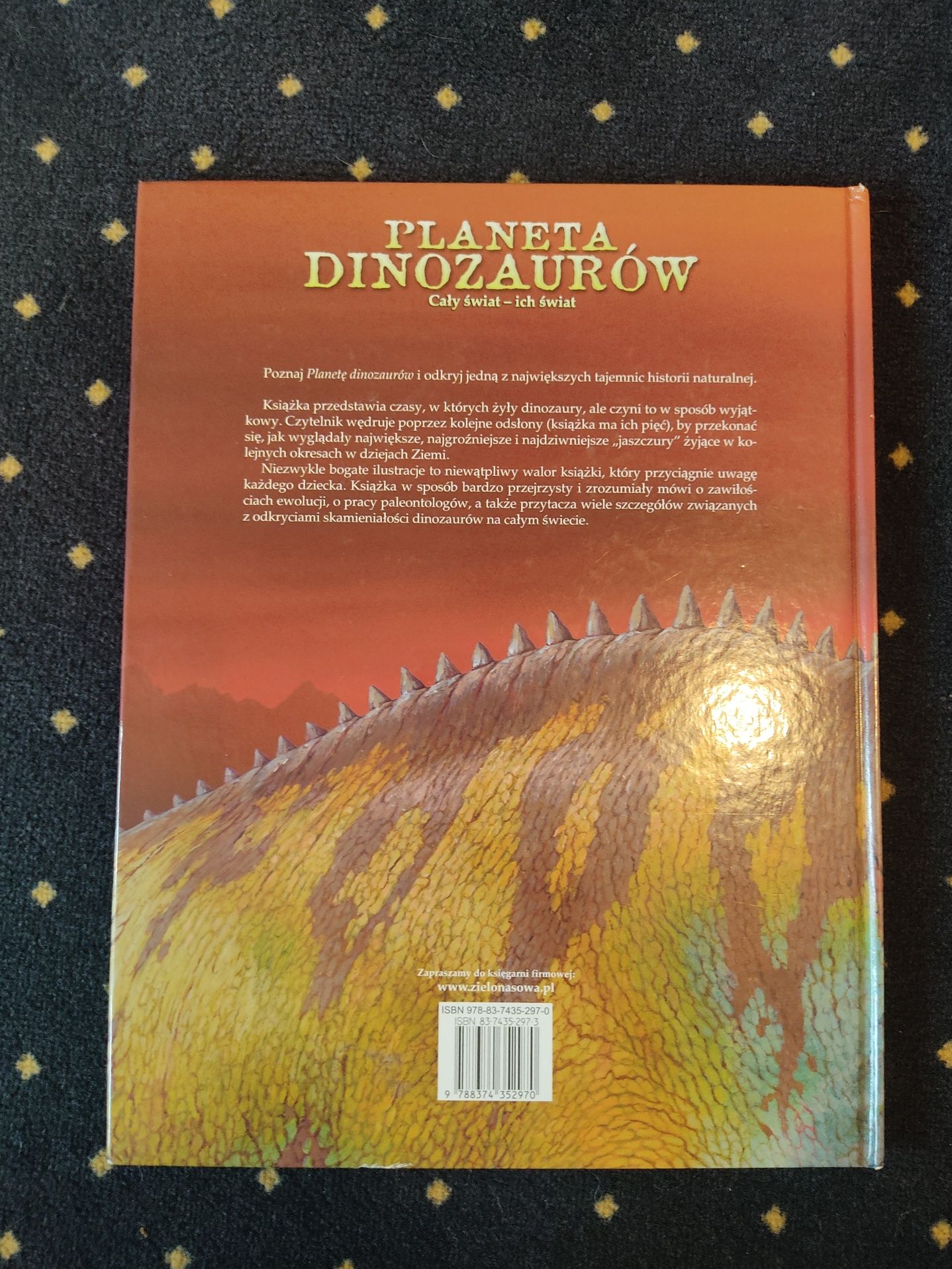 Zestaw książek o dinozaurach