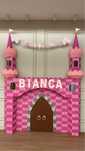 Castelo de Princesas (decoração de festas ou quartos de meninas)