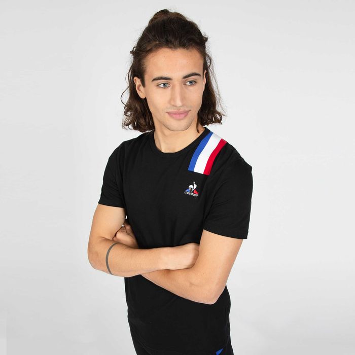 LE COQ SPORTIF t-shirt  czarny