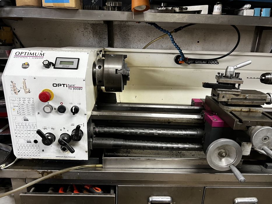 Torno Mecânico 230V 1,5kW Optimum TU3008V