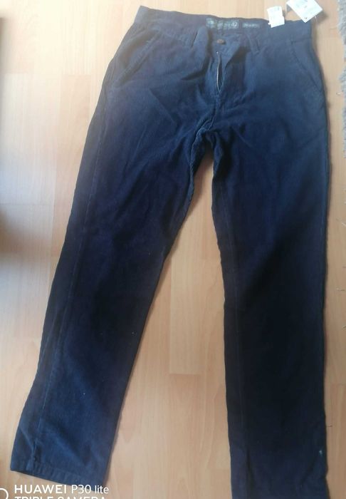 calças bombazine azuis novas