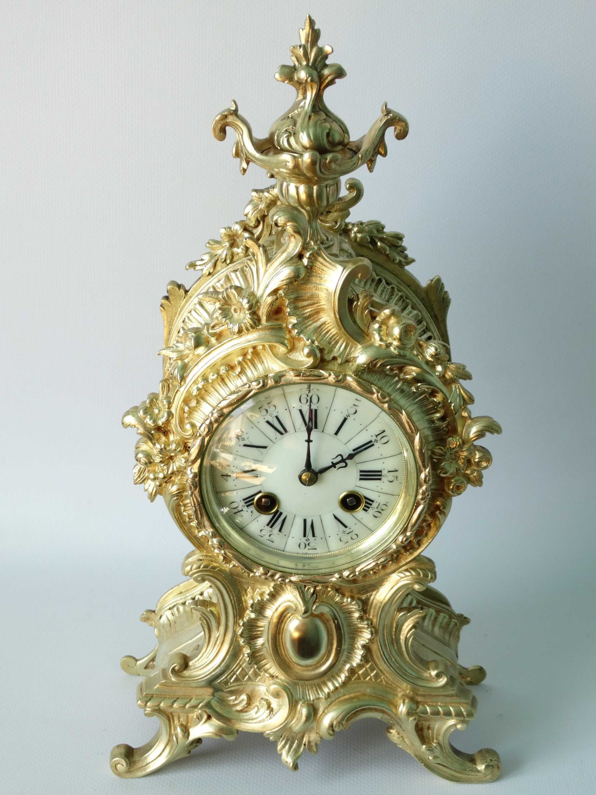 Бронзовий годинник XIX століття в стилі Людовіка XV від Japy Freres