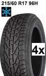 Opony zimowe RIKEN 215/60 R17 (od Michelin) jak nowe, wzmacniane - SUV