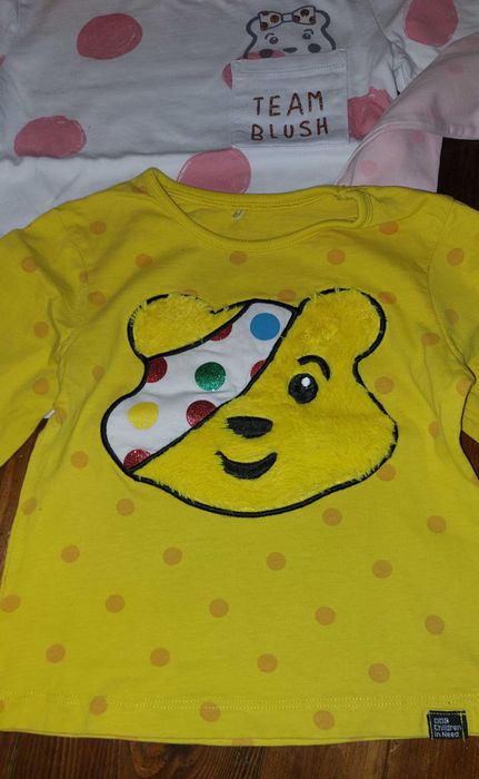 George, Bluzki z długim rękawem dla dziewczynki, 3-pak, rozmiar 92/98