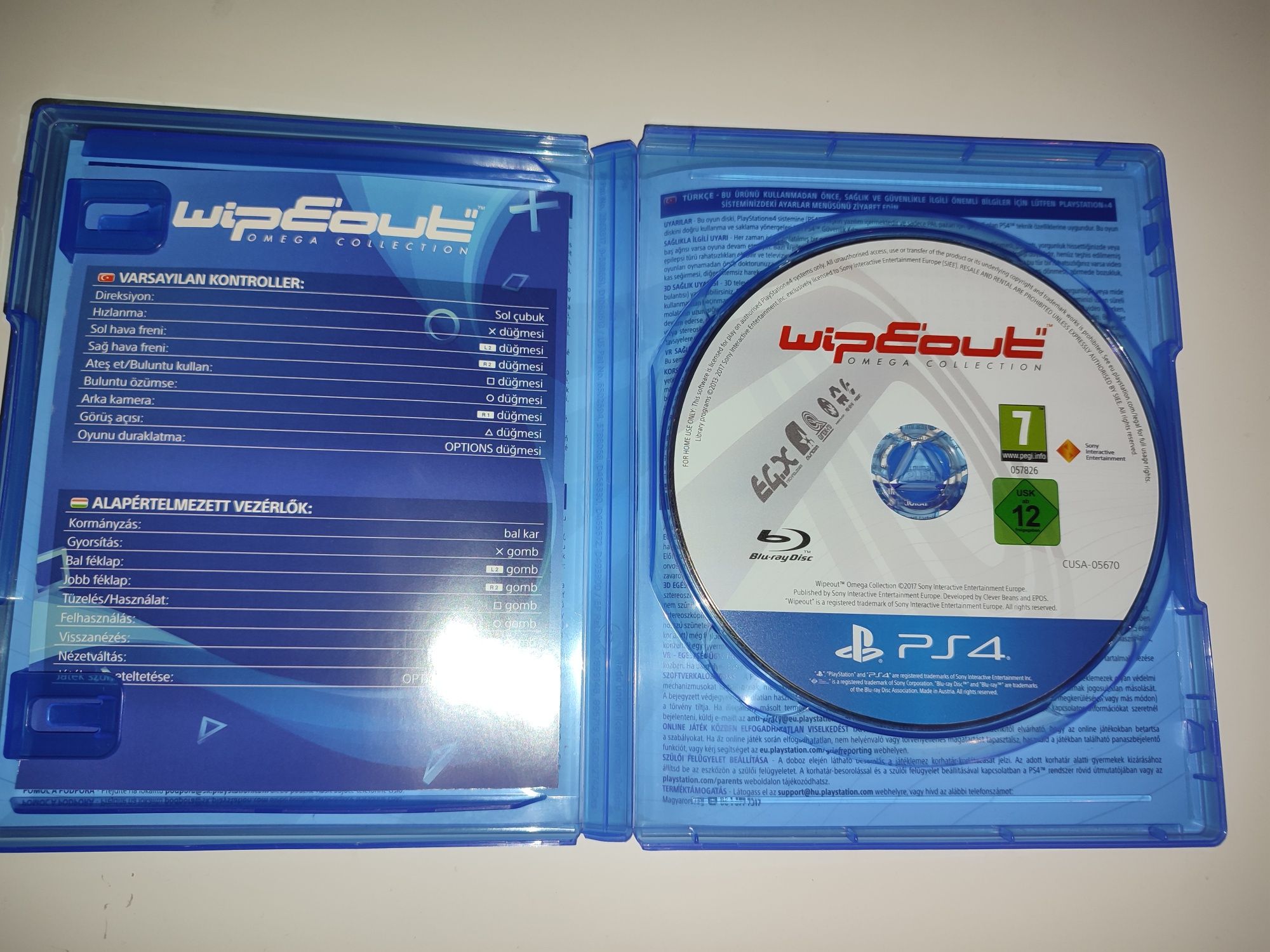 Gra Ps4 Wipeout Omega Collection gry PlayStation 4 UFC Mafia Wiedźmin