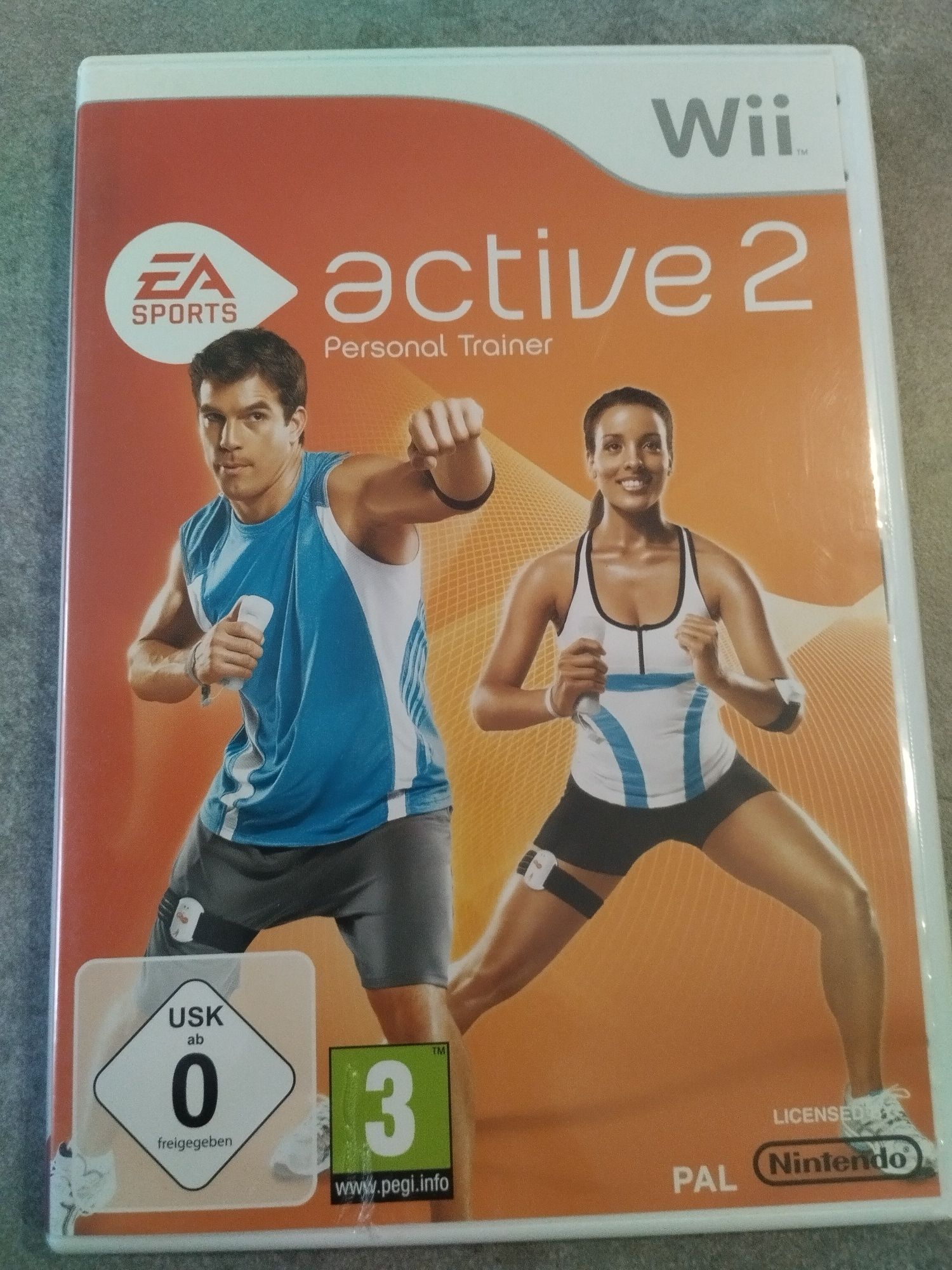 Wii EA Active 2 sensor czujnik ruchu tętna gra stan bdb fitness motion