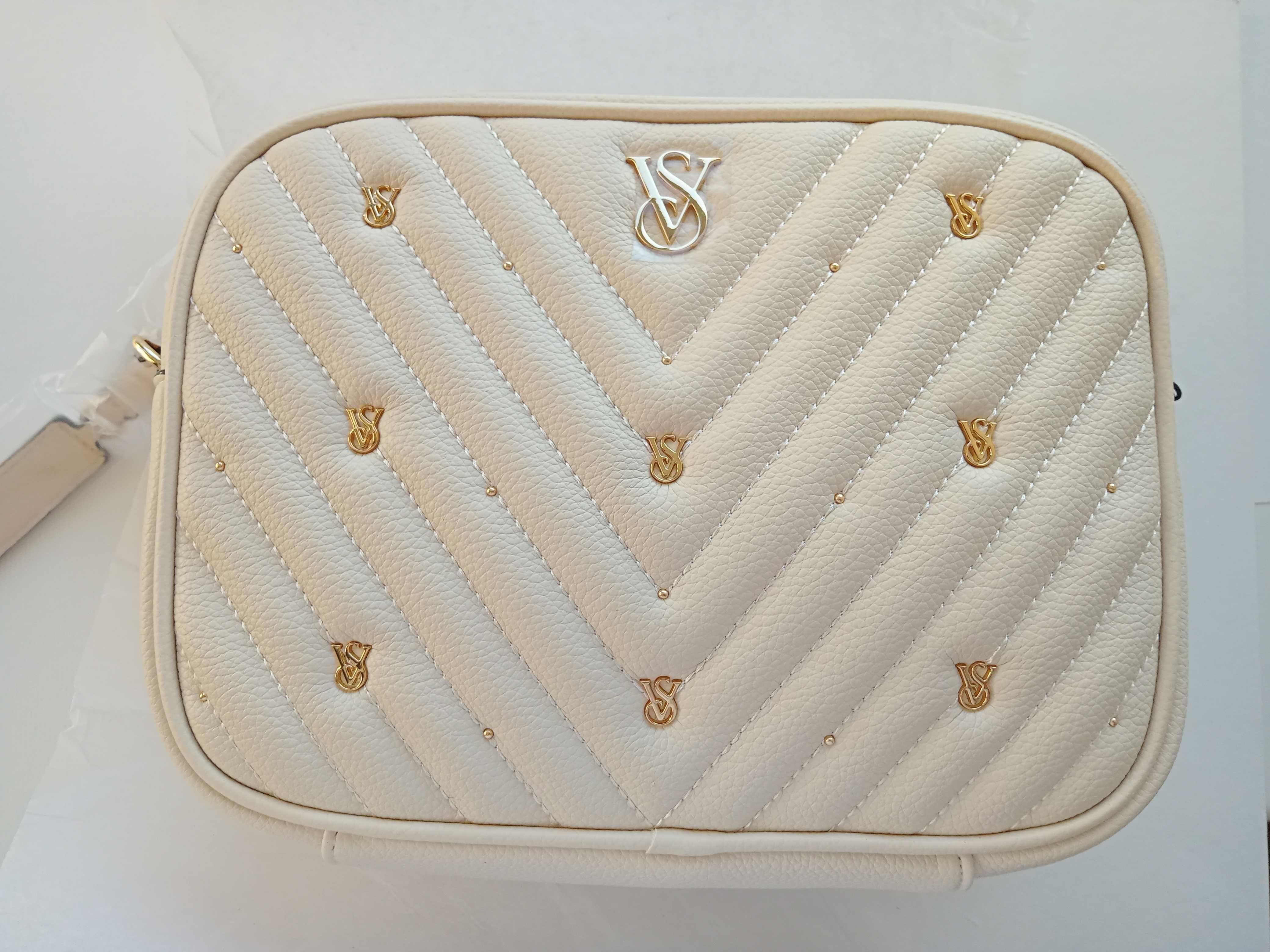 Victoria's Secret Crossbody Camera Bag Biscotti Stud Сумка кросс боди