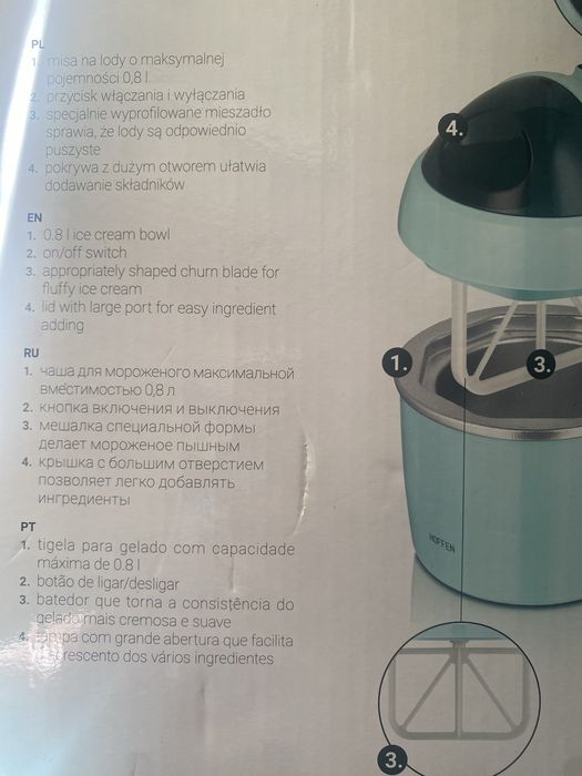 Hoffen urzadzenie do robienia lodów
