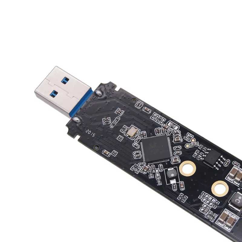 Адаптер M.2 NVME/NGFF SATA SSD to USB 3.1 на чипе RTL9210B переходник