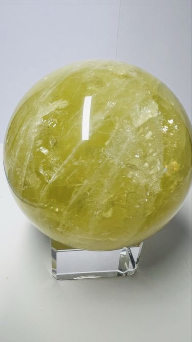 Cytryn kula kamien naturalny 7,2cm