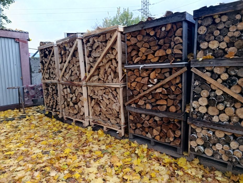 Дрова. Дрова колоті. Дуб, вільха, береза, сосна, осика. Доставка