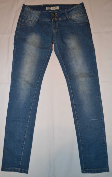 Spodnie damskie rurki niebieskie jeans Kendys L 40