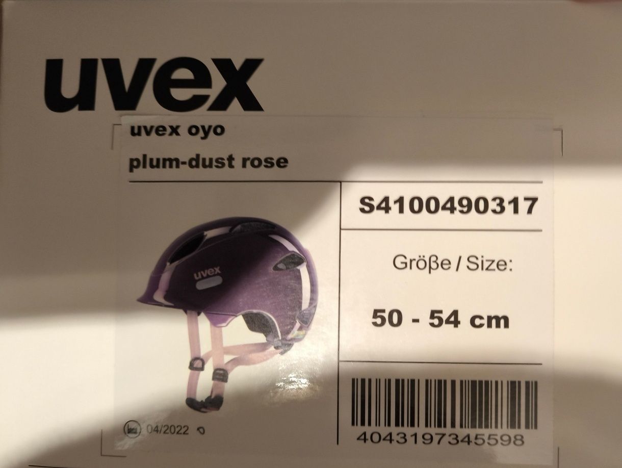 Kask rowerowy UVEX oyo plum-dust rose 50-54