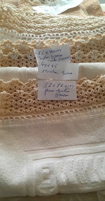 6 Toalhas casa de banho