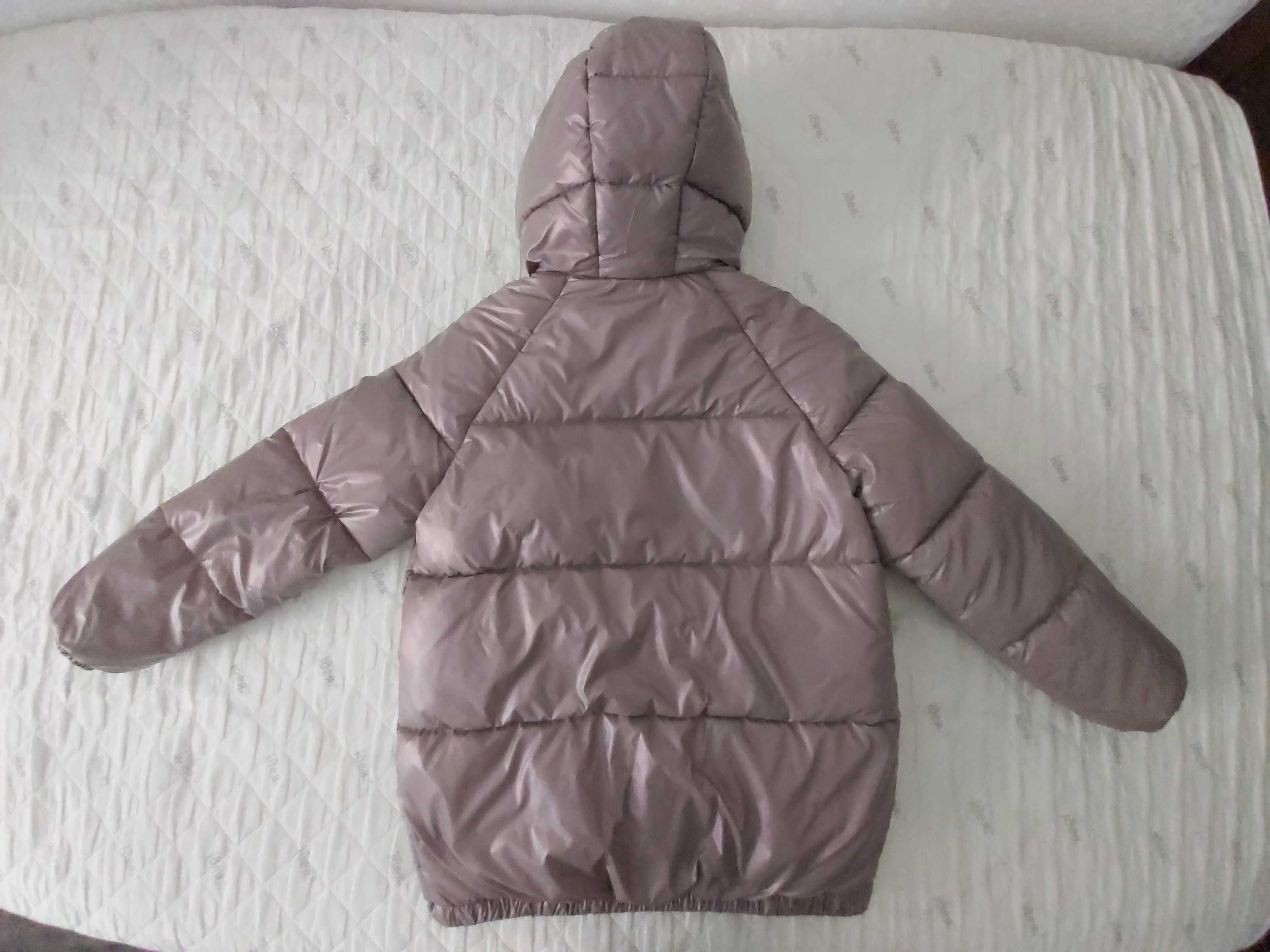 Зимний пуховик, куртка оверсайз для девочки ТМ X-WOYZ на рост146-152см