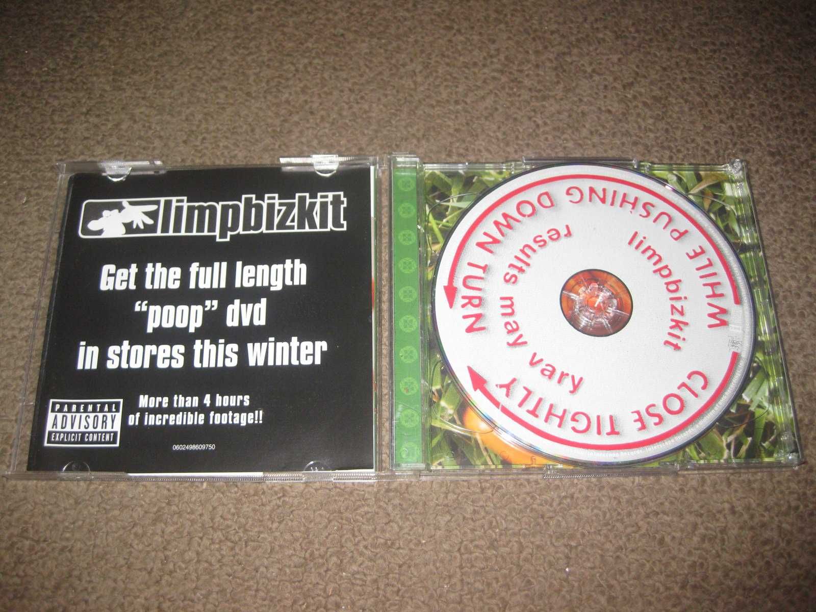 CD+DVD dos Limp Bizkit "Results May Vary" Portes Grátis!