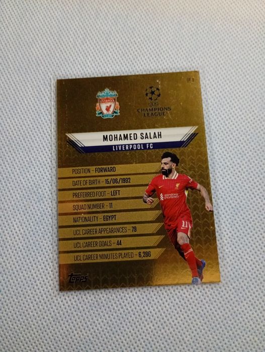 Carta Gold Edge Edition Mohamed Salah