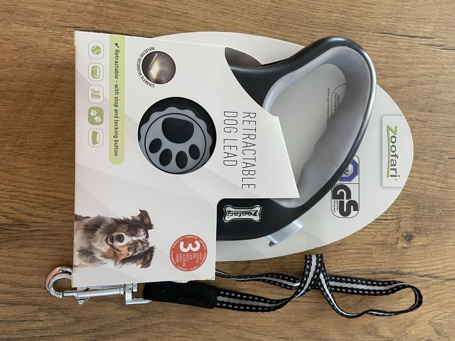 NOWA smycz automatyczna 5m Zoofari do 35kg.