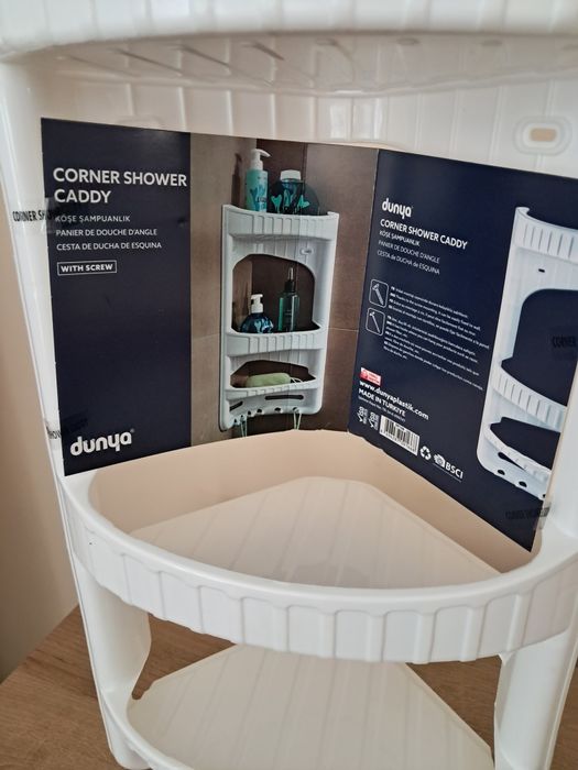 Półka do kabiny narożna