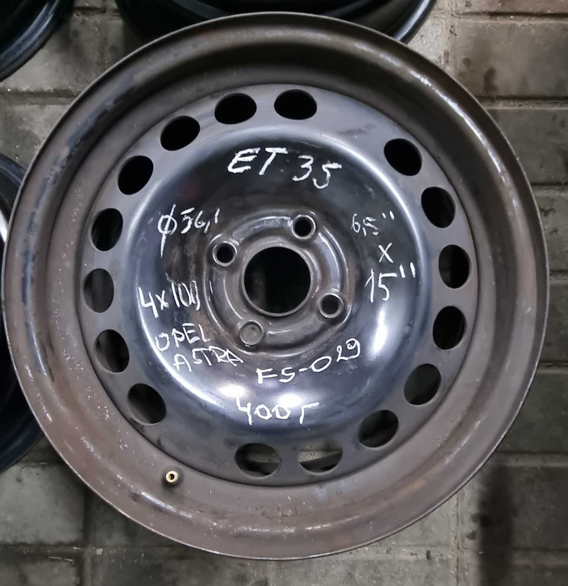 Felgi stalowe 15" 4x100 Opel Astra