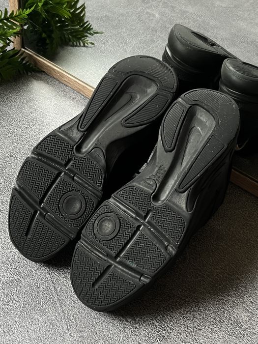 Чоловічі чорні шкіряні повсякденні кросівки Nike оригінал