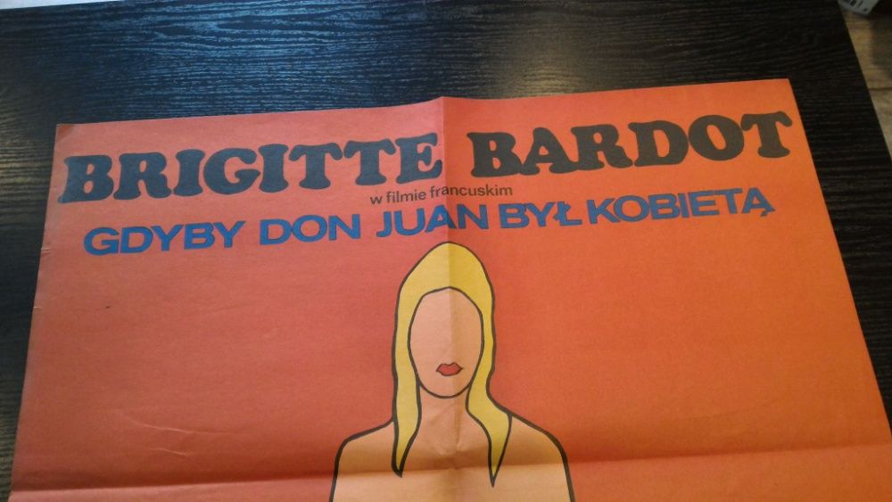 Afisz filmowy - plakat - Brigitte Bardot, Gdyby Don Juan był kobietą