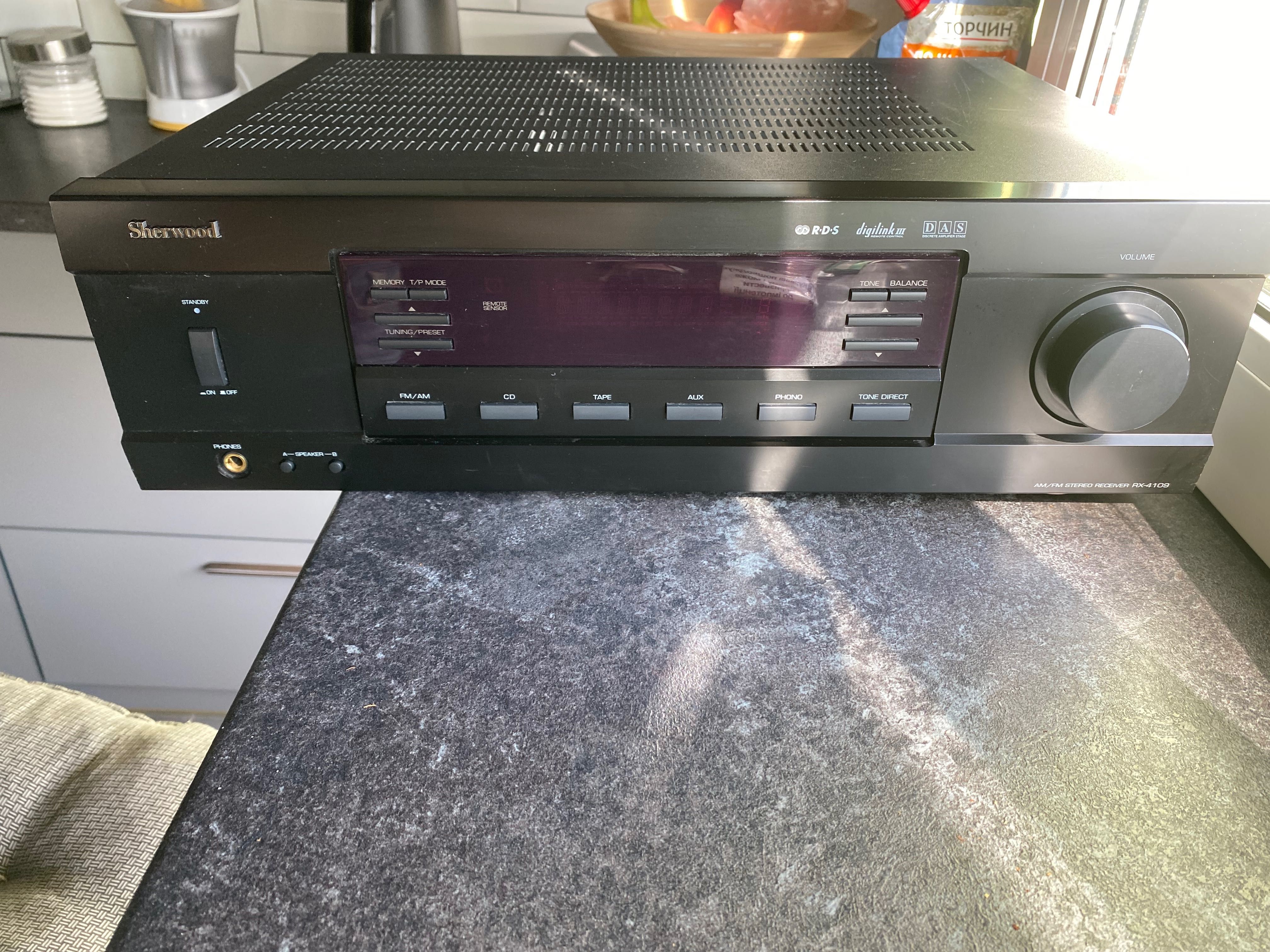 Звукоусилитель Sherwood stereo receiver rx-4109