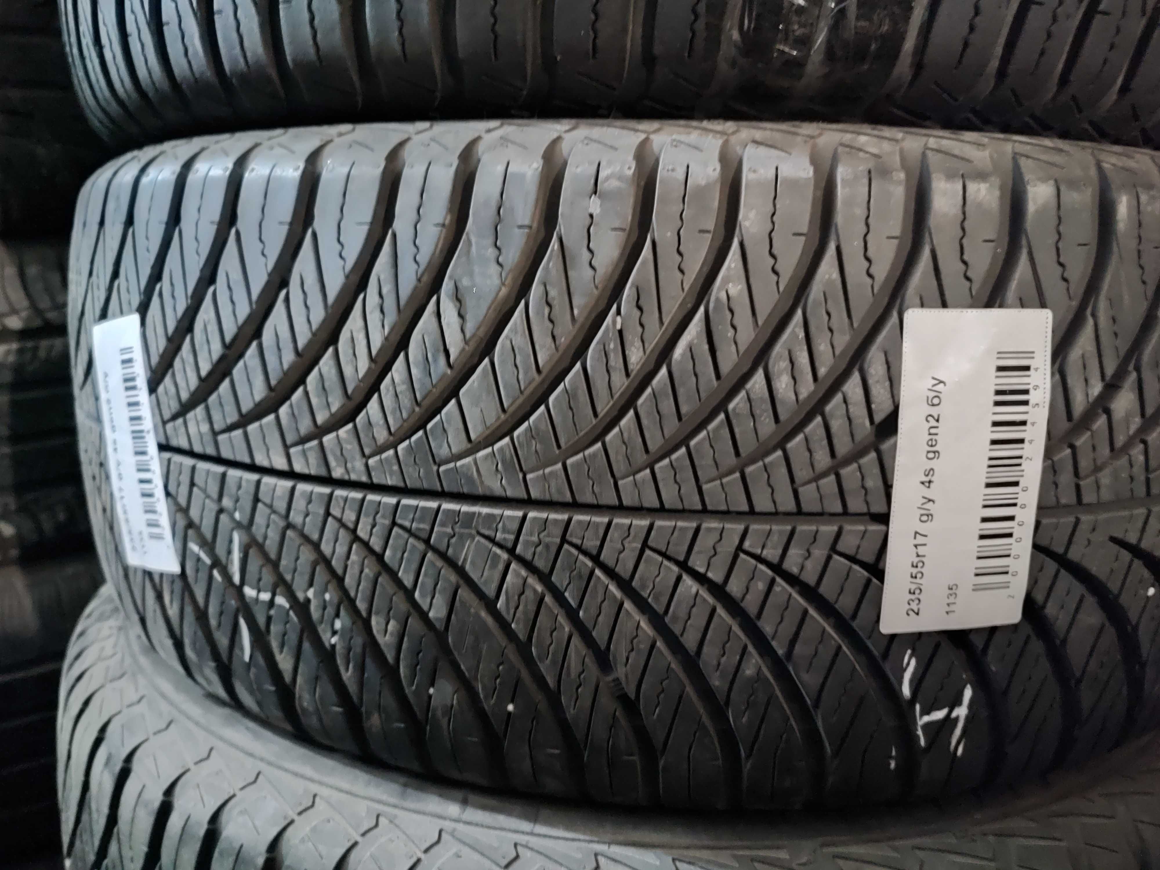 Шины б/у 235/55r17 Goodyear 4 season GEN2