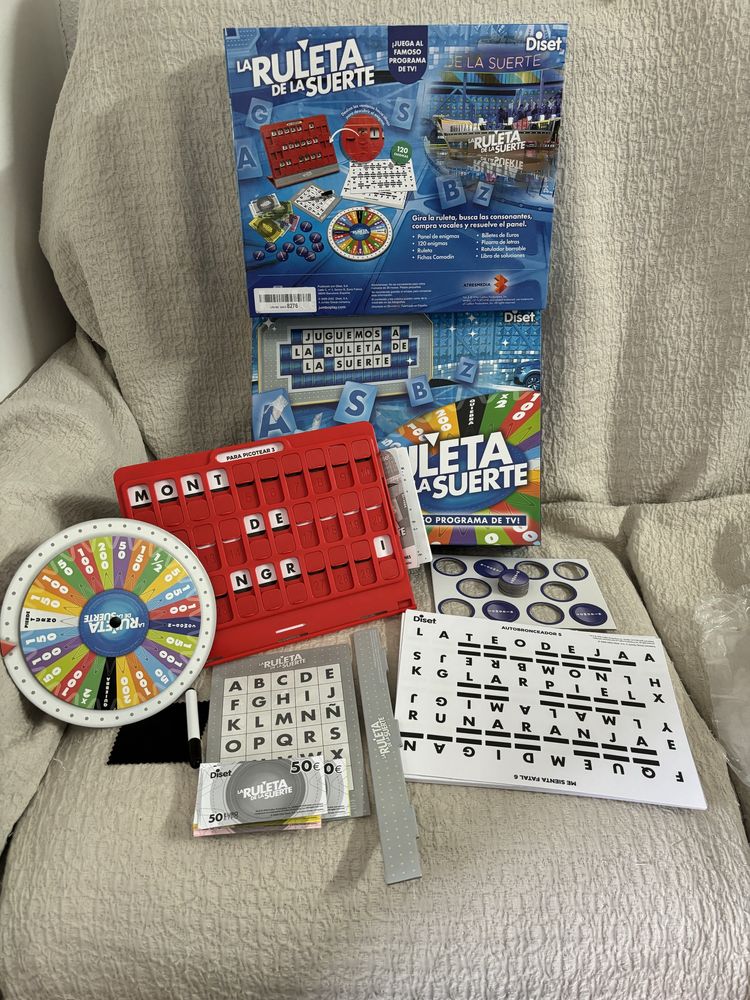 La Ruleta de la Suerte Diset jogo tabuleiro