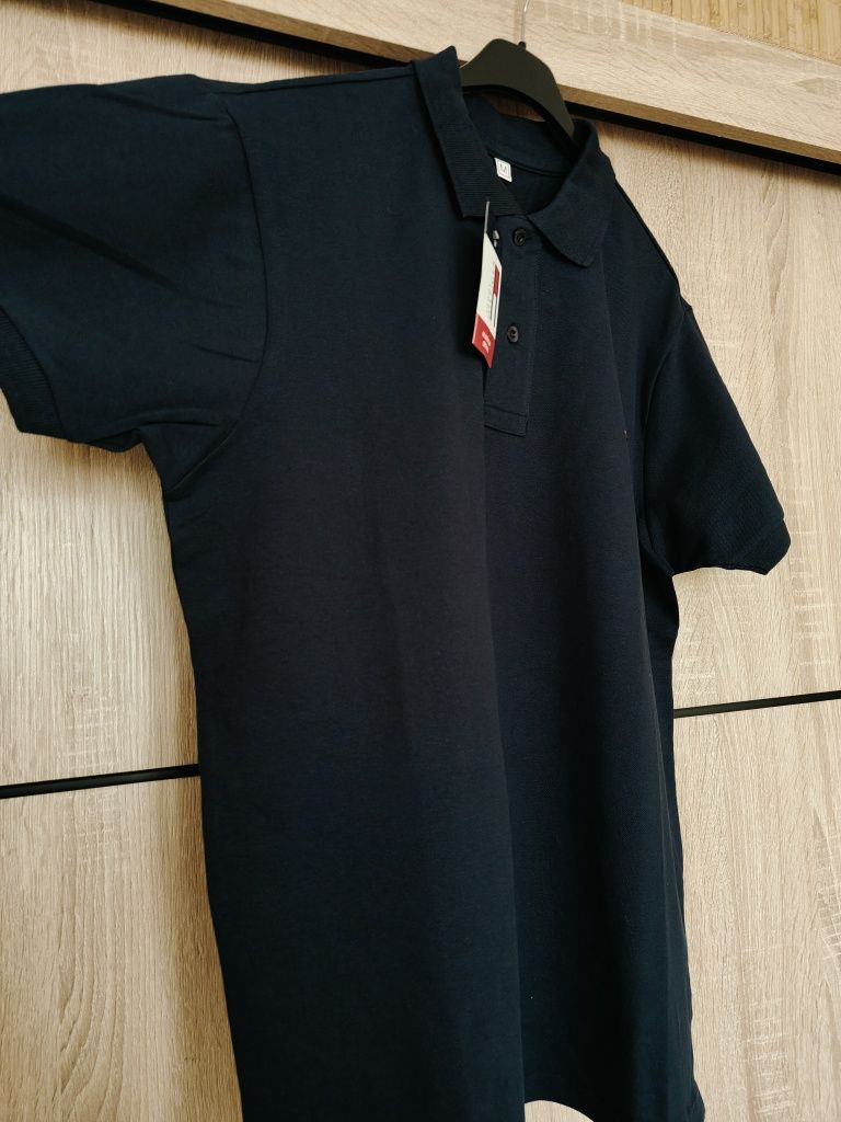 T-shirt polo Tommy Hilfiger M krótki rękaw bawełna bawełniany
