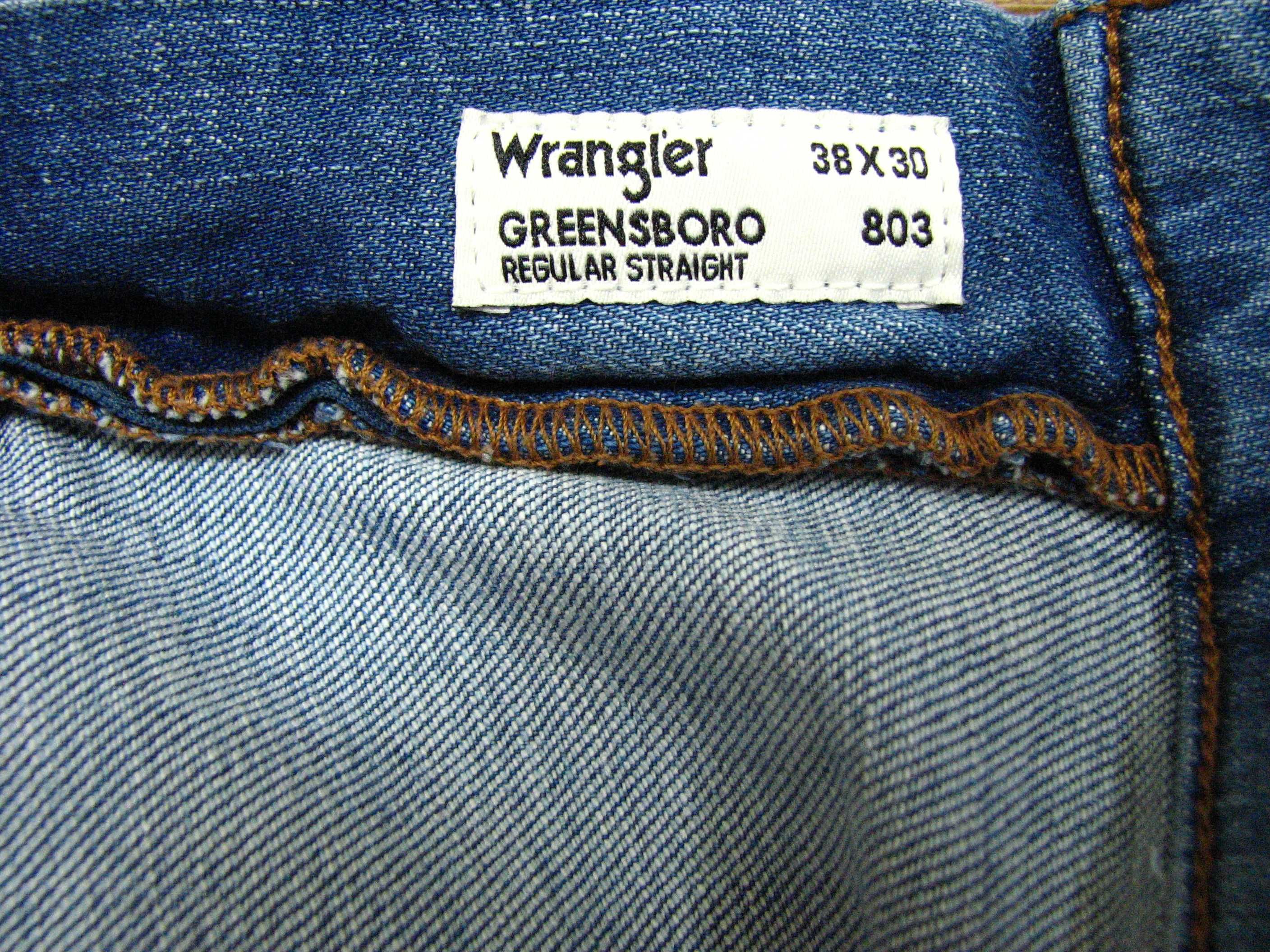 Spodnie jeansowe męskie Wrangler Greensboro W38/L30