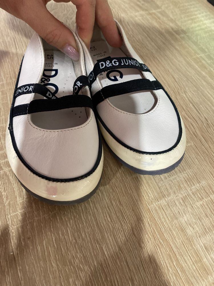 Балеткі ( туфлі) для дівчинки Dolce&Gabbana Junior