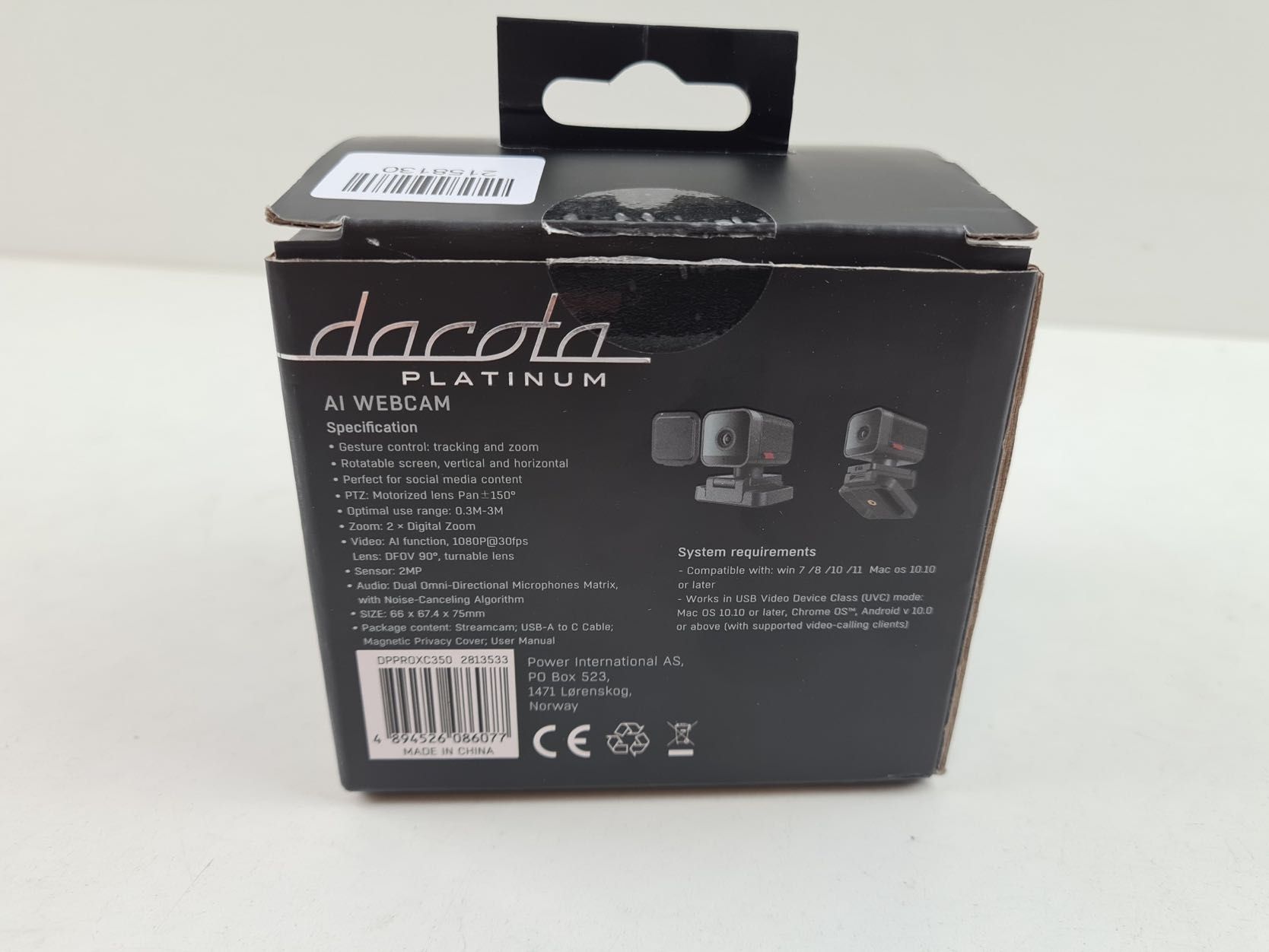 Dacota AI C350 ProX kamerka internetowa