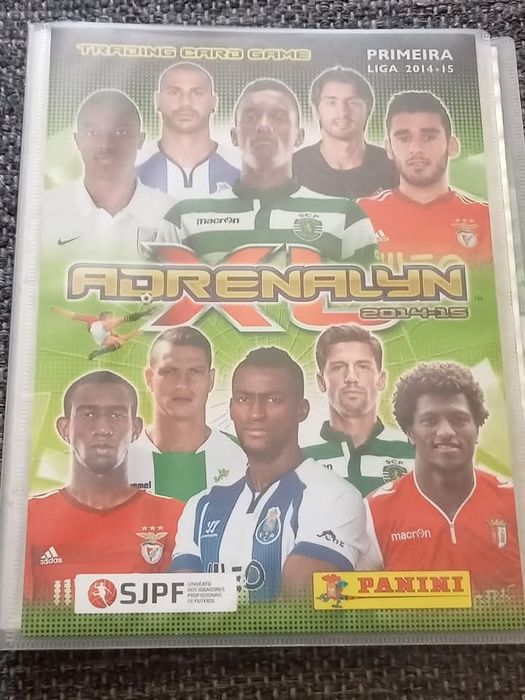 Caderneta/ capa arquivadora Adrenalin XL 14/15 com cards