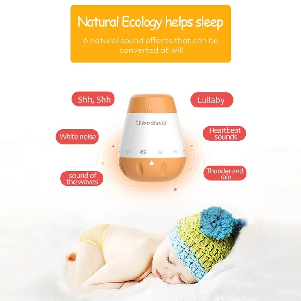 White noise - aparelho para ajudar o bebe a adormecer