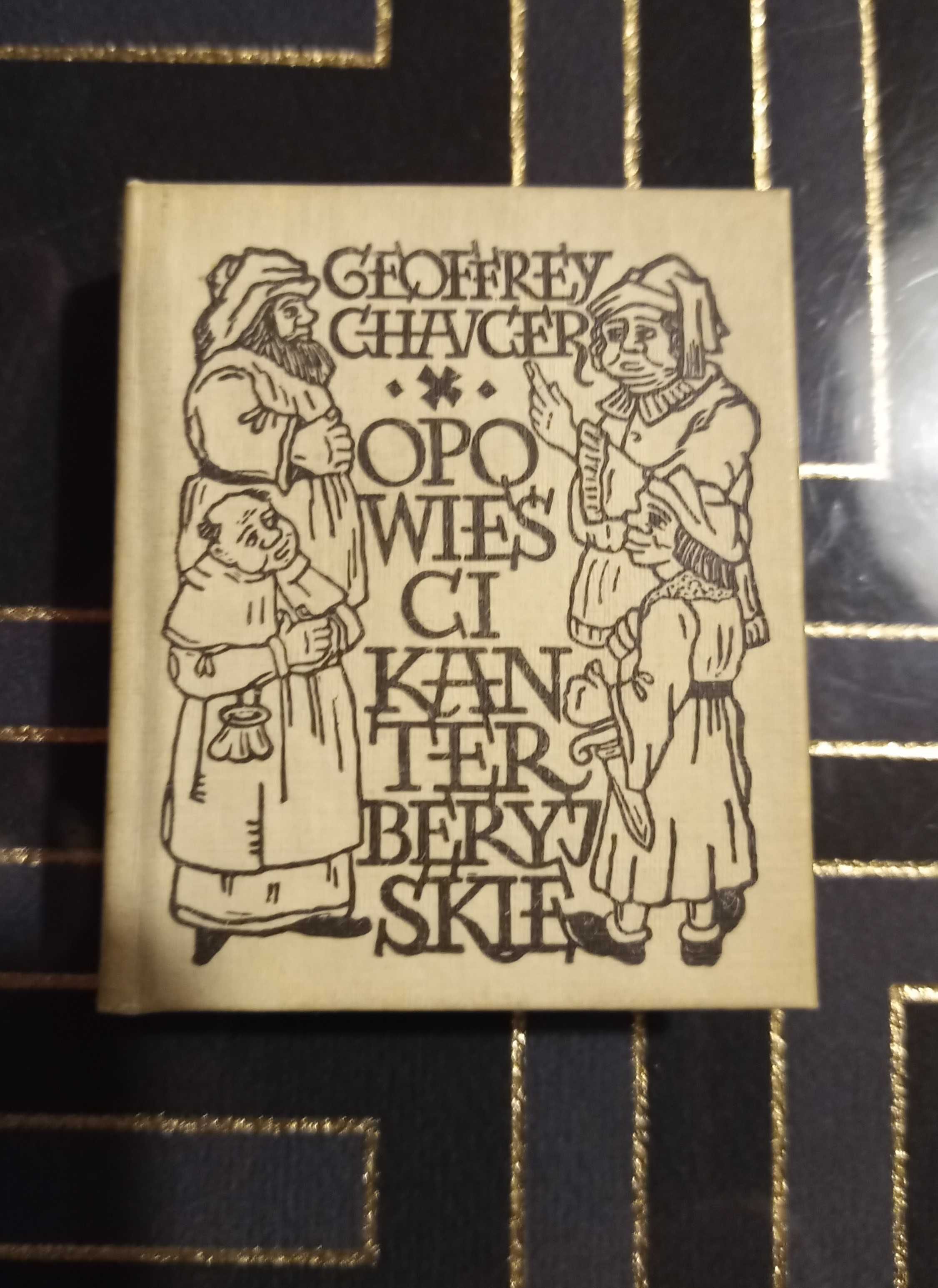 Opowieści kanterberyjskie Geoffrey Chaucer miniatura