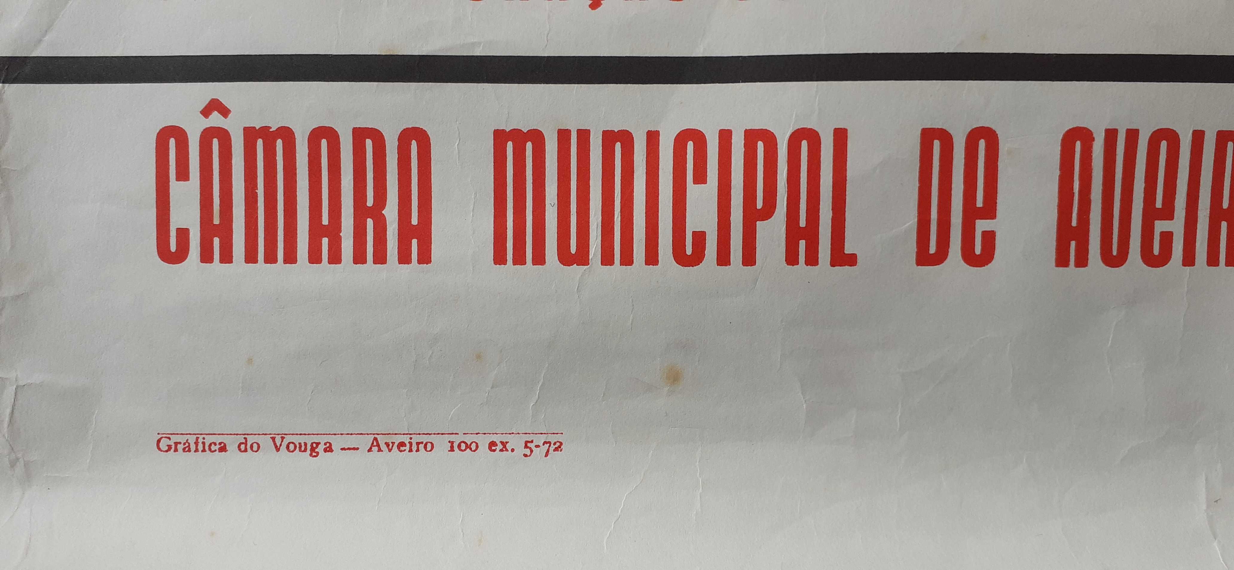 1972 Aveiro Princesa Santa Joana Cartaz / Poster 45x61cm 100ex.