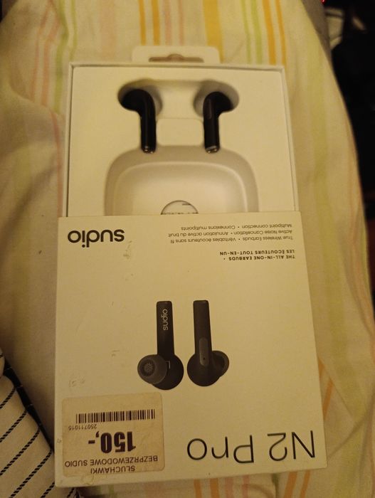 SUDIO N2 PRO — nowe słuchawki — bez etui ładowania — 150 zł
Daję Ci go
