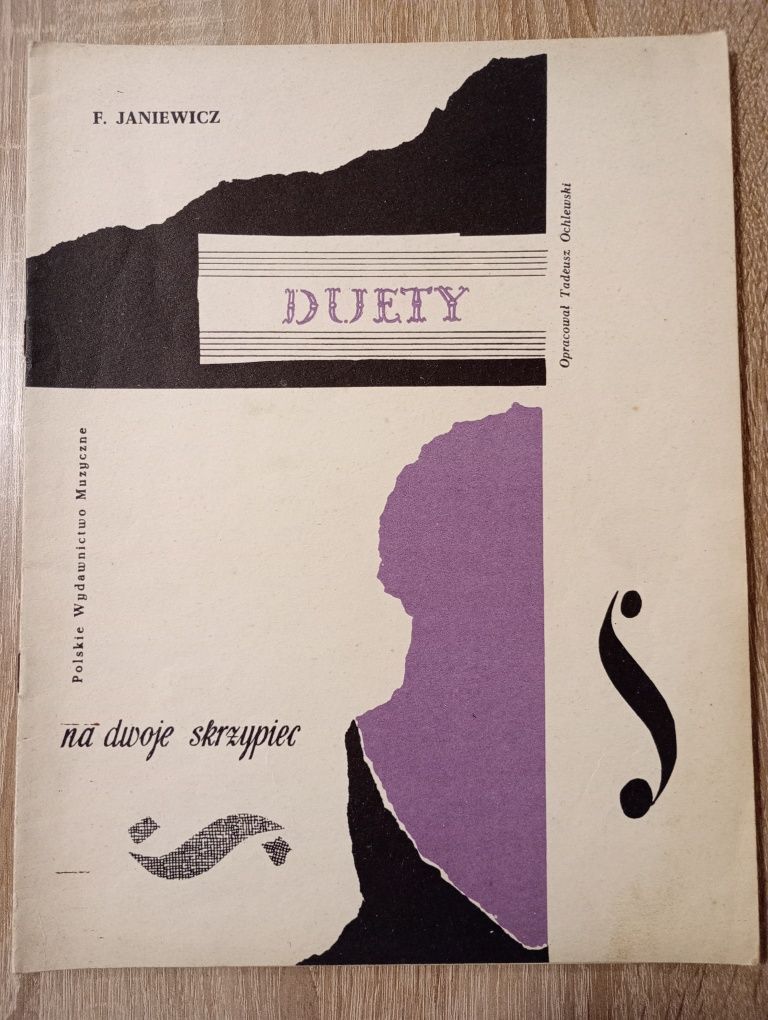 Książka Duety na dwoje skrzypiec Jasiewicz nuty