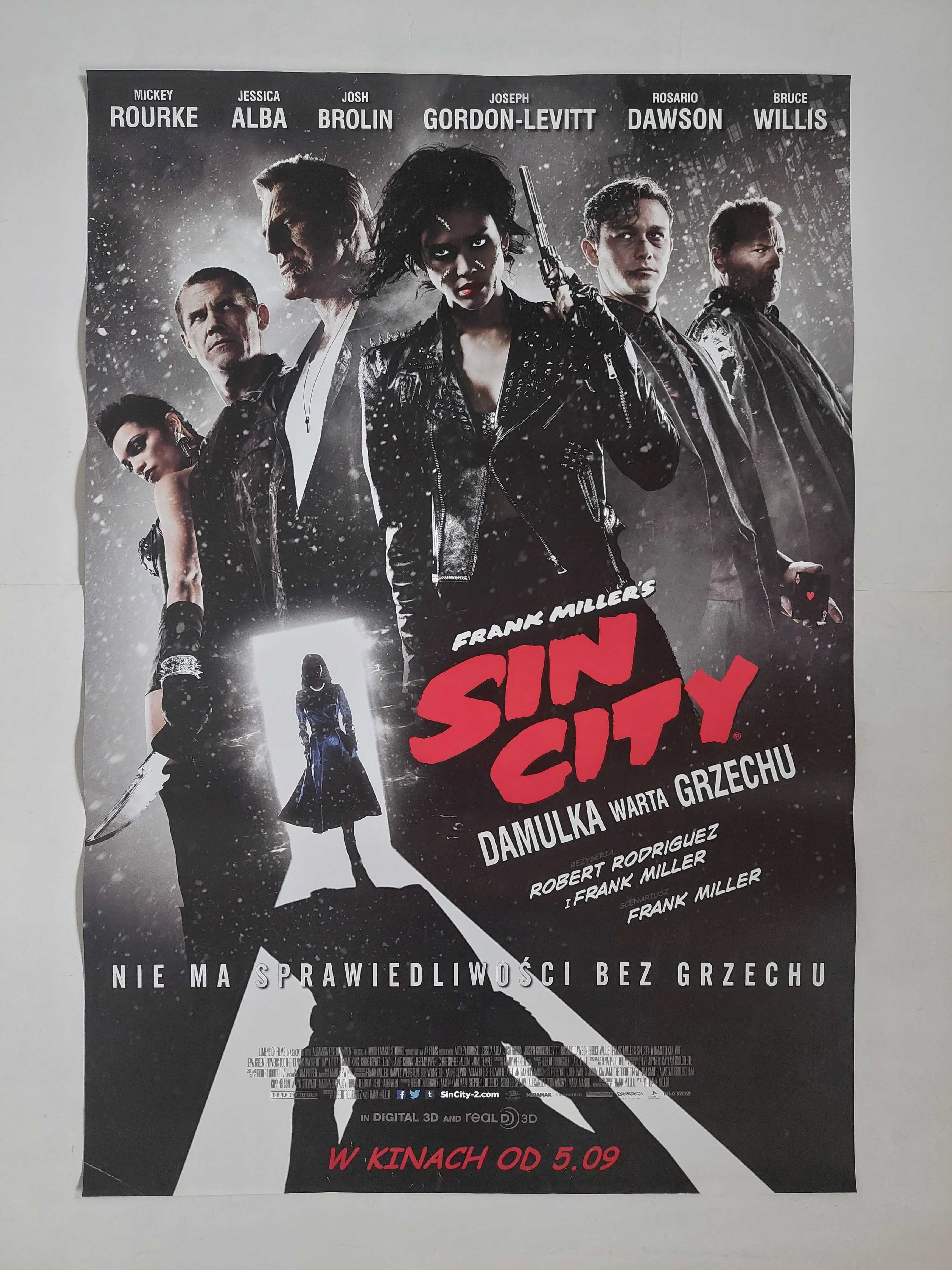 Plakat filmowy oryginalny - Sin City Damulka Warta Grzechu