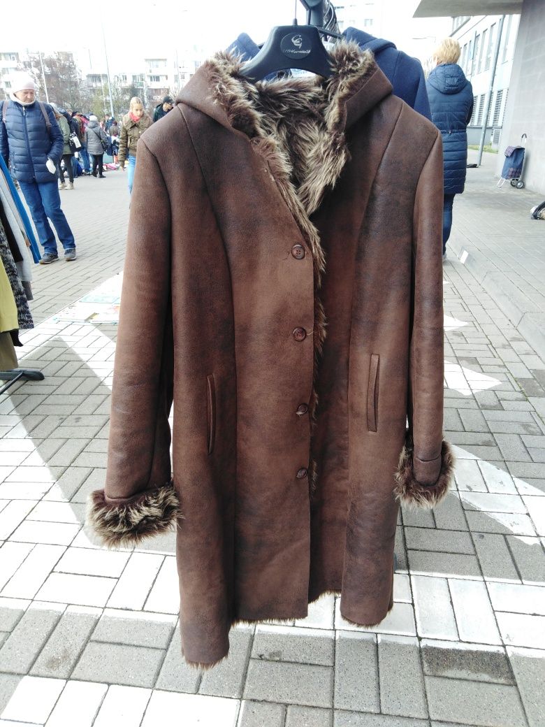 Cieplutkie ekologiczne futerko r. L