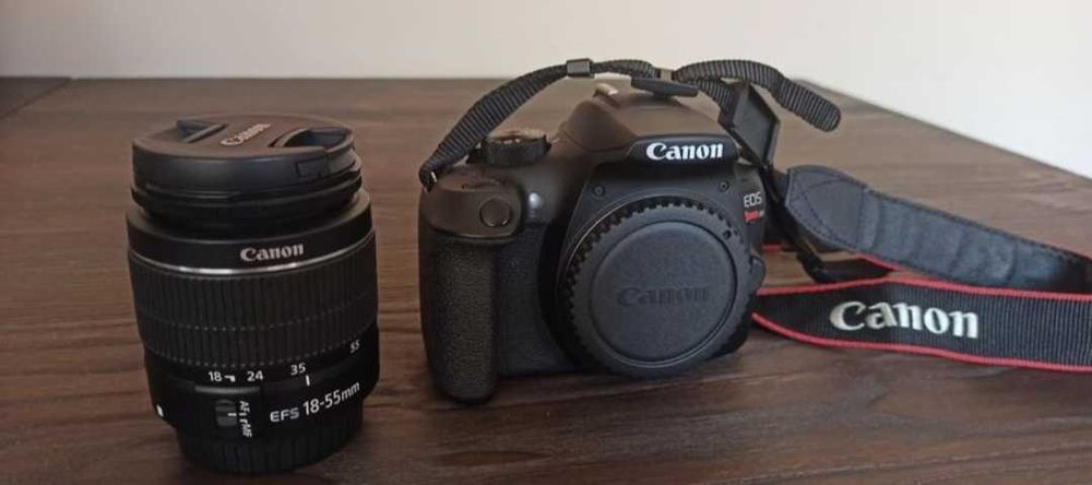 Maquina Fotográfica Canon EOS1300D (Rebel T6)+EF 18 55+EF 50+EF 55-250