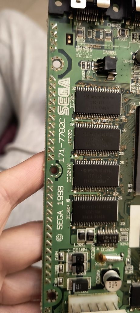 Płyta główna Sega Katana Main VA0 – oryginalny Dreamcast dev-kit 1998