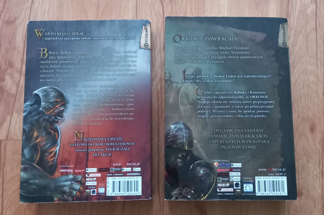 Michael Peinkofer "Powrót orków", "Odwet orków"