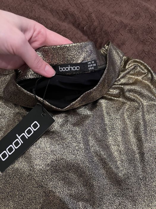 Женская юбка booohooo(Голд)